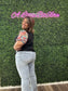 JB HIGH-WAISTED TUMMY CONTROL VINTAGE WASH SIDE SLIT JEANS