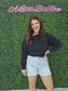 JB HIGH WAIST BLEACH CUT OFF SHORTS 150073