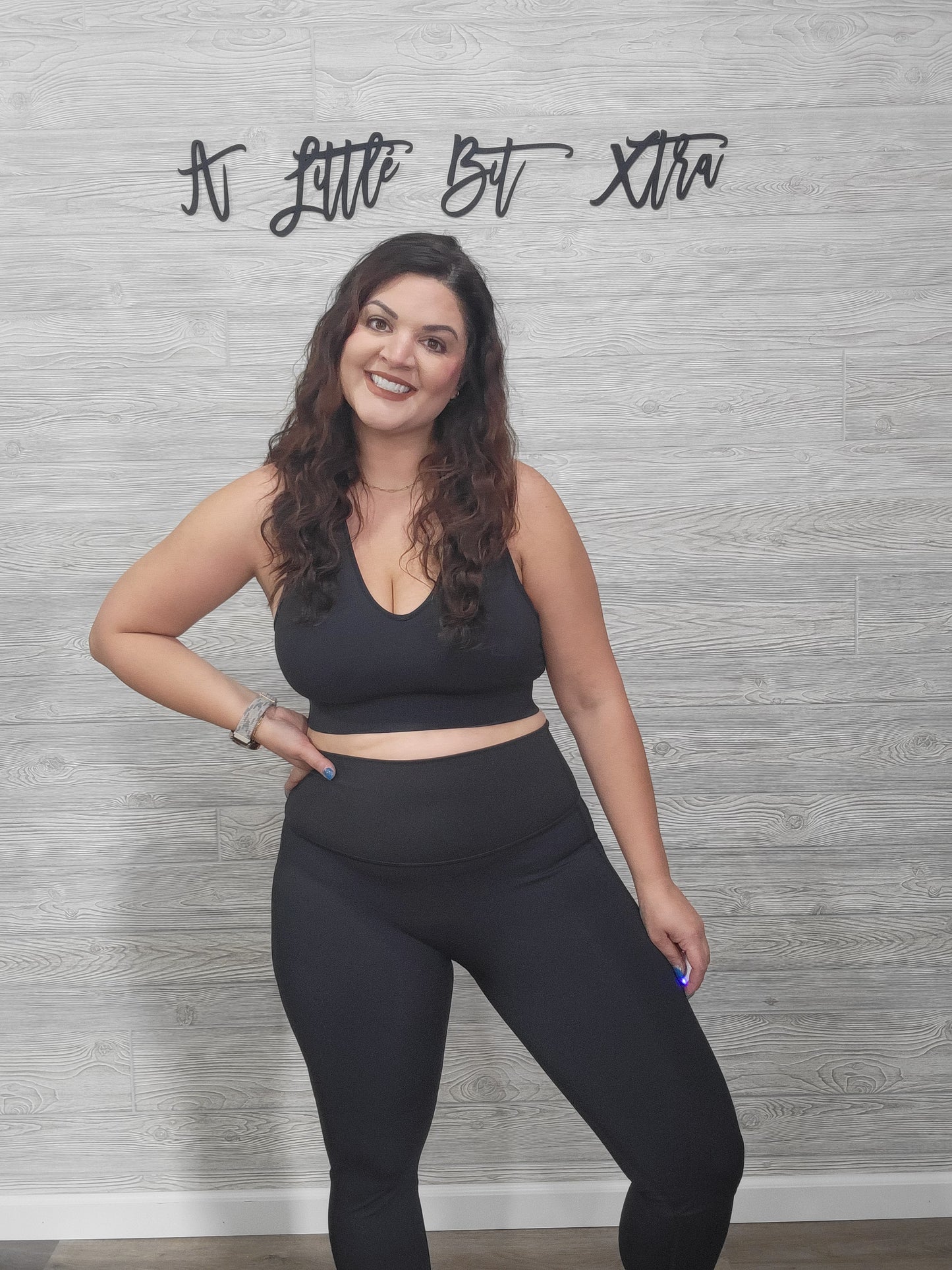 BLACK TANK & LEGGINGS SET