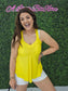 SUMMER KINGSLEY TANK: BRIGHT YELLOW
