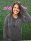 ASH BLACK THUMB HOLE LONG SLEEVE TOP