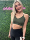 Soft and Comfortable Lounge Brami Top ☕️: Olive
