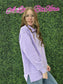 Isabella Half Zip Pullover Spring: Lilac