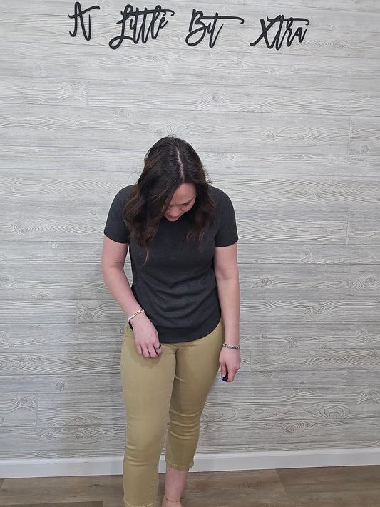 JB KHAKI CAPRI