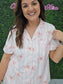 Pink Bow Stripe Pajamas