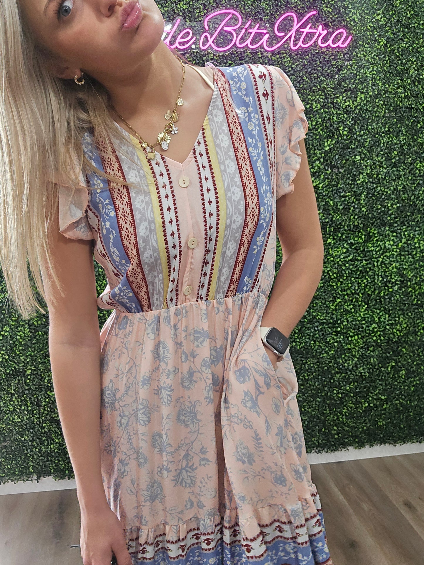 BOHO FLORAL DRESS