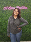 ASH BLACK THUMB HOLE LONG SLEEVE TOP