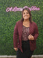 PLUM LEOPARD TANK TOP
