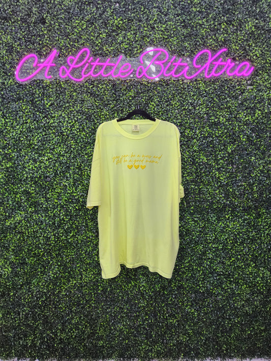 You Can Be a Mess and a Good Mama Yellow T-Shirt
