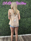 KHAKI BOHO FLOWY TOP