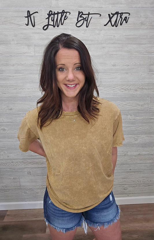 CAMEL OVERSIZED TEE