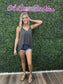CHARCOAL LACE TANK