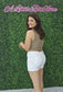 JB WHITE LACE PATCH SHORTS 150041