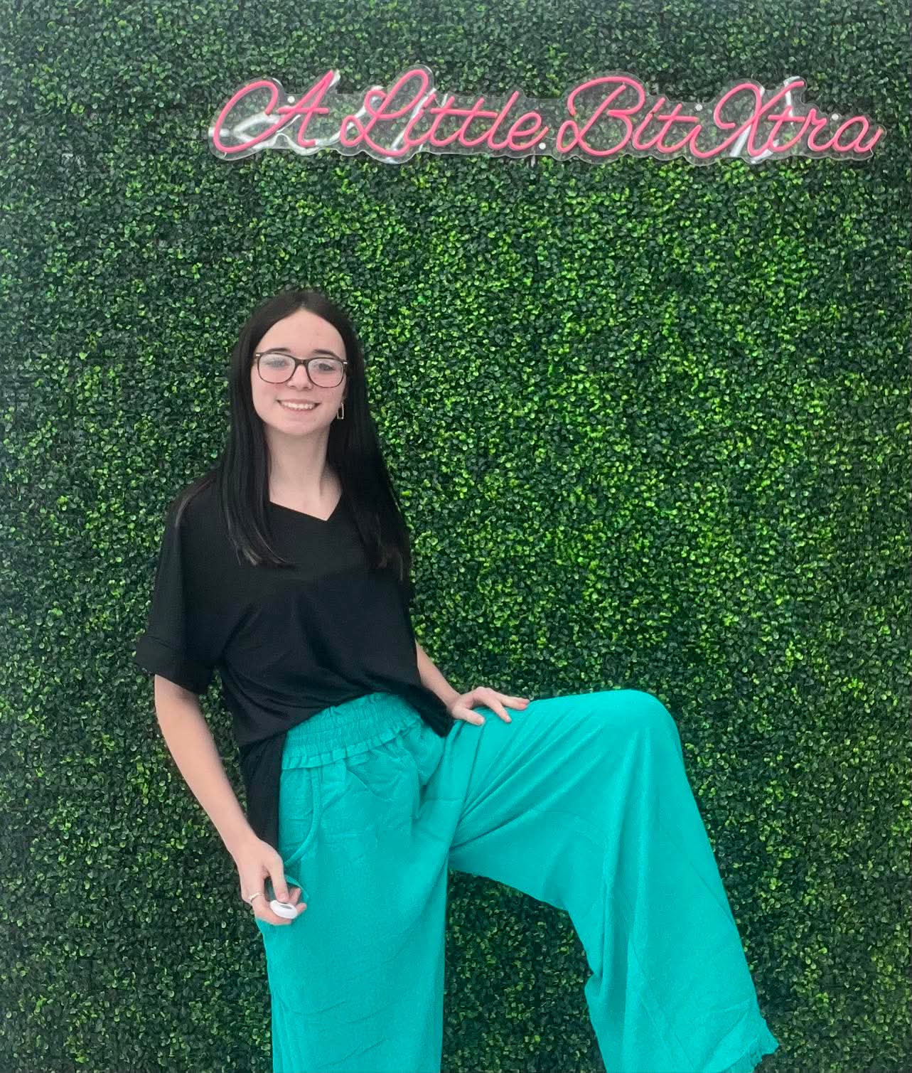 WIDE LEG PANTS TEAL