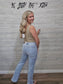 JB HIGH-WAISTED TUMMY CONTROL VINTAGE WASH SIDE SLIT JEANS