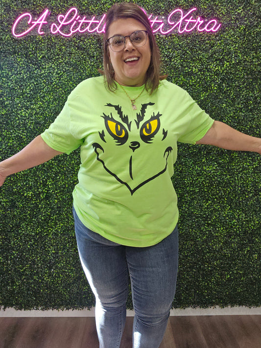 GREEN FACE T-SHIRT