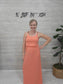CORAL MAXI DRESS