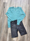 TEAL SWEATSHIRT
