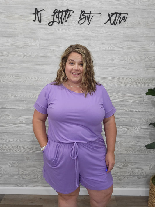 PURPLE ROMPER