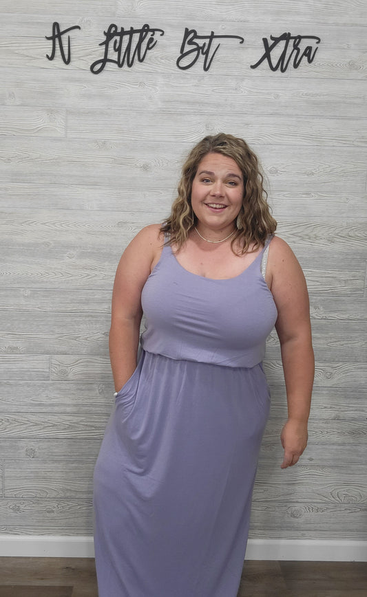 LAVENDER MAXI DRESS