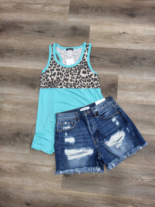 ZENANA SUPER DISTRESSED JEAN SHORTS