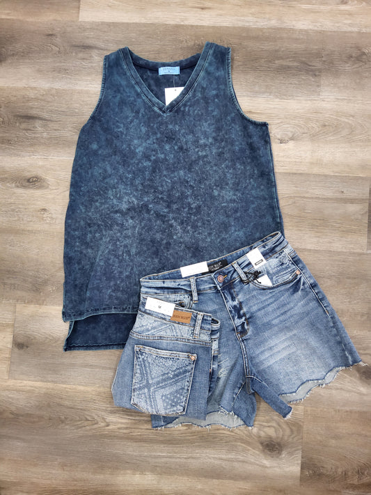 JB BANDANA JEAN SHORTS