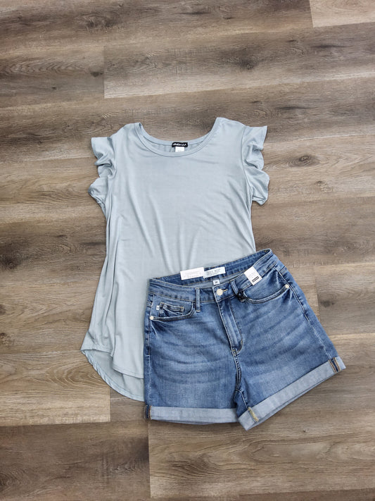 JB NON-DISTRESSED JEAN SHORTS