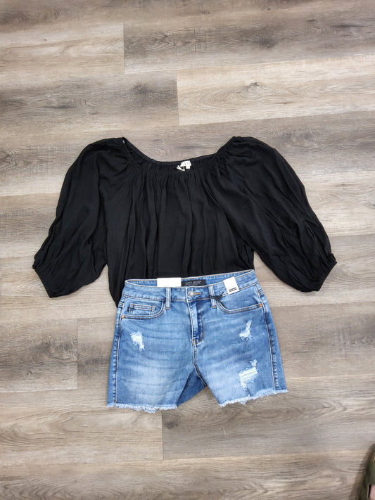 JB DISTRESSED JEAN SHORTS