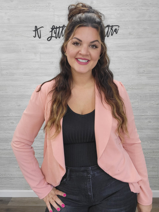 DUSTY PINK BLAZER