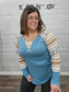 TURQUOISE AZTEC LONG SLEEVE