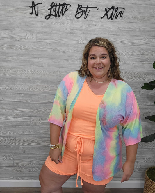 TIE DYE KIMONO