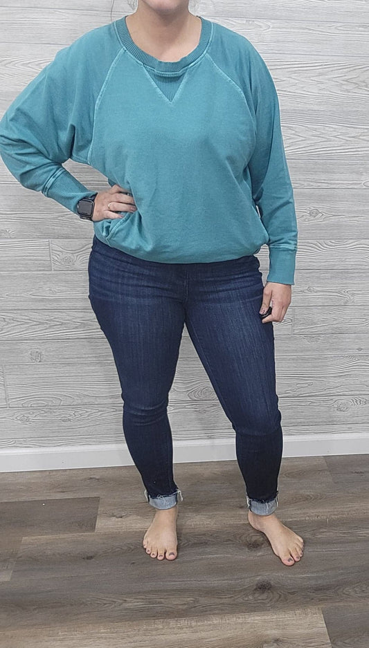 JB MID-RISE CUFFED SKINNY JEANS (LONG)