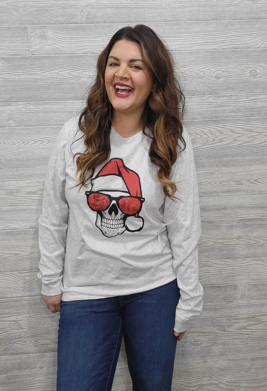 CHRISTMAS SKULL LONG SLEEVE